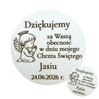 Magnes na Chrzest Święty - Podziękowanie dla Gości/Personalizacja/Prezent