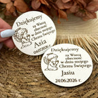 Magnes na Chrzest Święty - Podziękowanie dla Gości/Personalizacja/Prezent