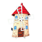Wiatrak dekoracja urodzinowa HDF druk UV 100x62,5 cm ruchome skrzydła