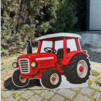 Traktor dekoracja urodzinowa HDF druk UV 85x60 cm farma dla dzieci