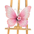 Motyl dekoracja urodzinowa HDF druk UV 48x45 cm różowy dla dzieci na ściankę