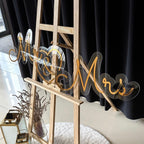 Mr&Mrs - Napis Plexi