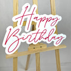Napis Happy Birthday plexi