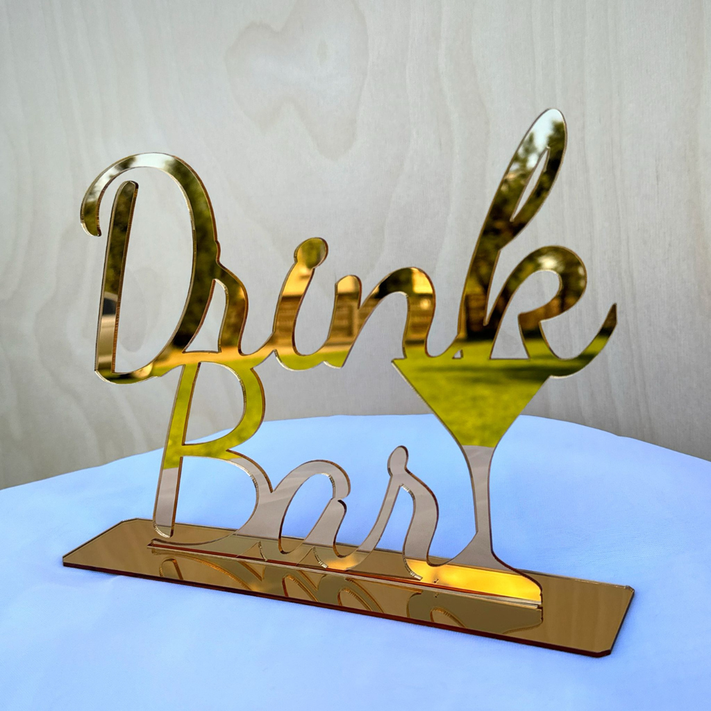 Drink Bar - Napis Plexi