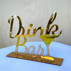 Drink Bar - Napis Plexi