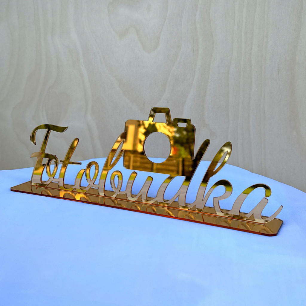 Fotobudka - Napis Plexi