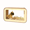 Personalizowana skarbonka z imieniem dziecka-drewniana