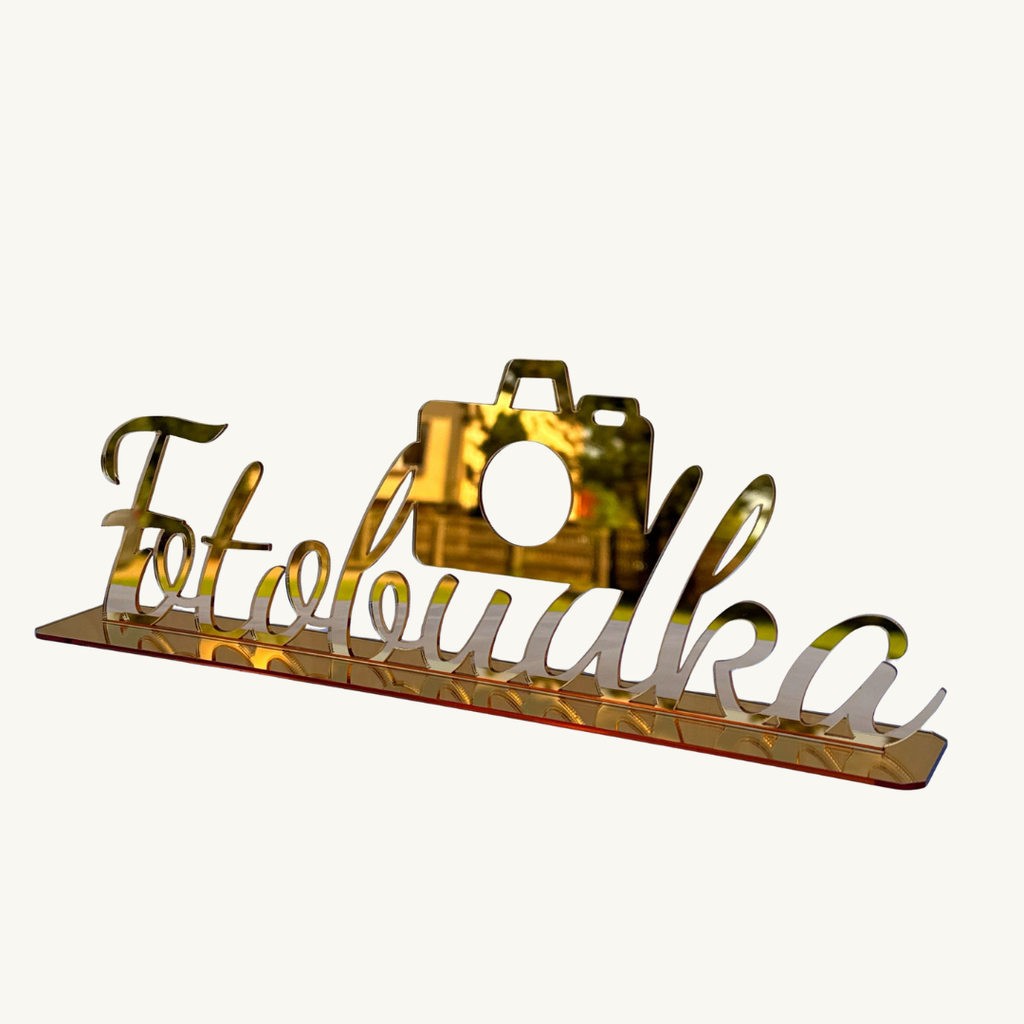 Fotobudka - Napis Plexi