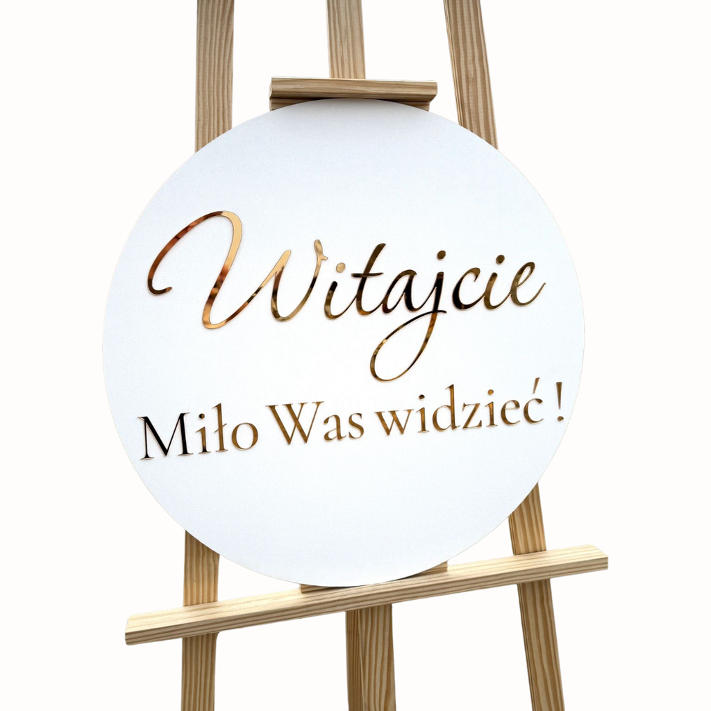 Koło z napisem plexi