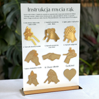 Instrukcja mycia rąk-profesjonalna i estetyczna tabliczka BHP